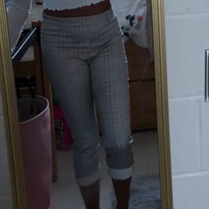 Grey Plaid Professional/Date pants 💕